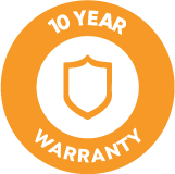 10 year Warranty Badge