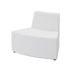 Arc Modular Lounge - Standard Back - 1 Seater Curved Outer