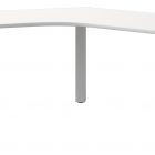 Cargo Standard-120-degree-corner-white-frame-with worktop