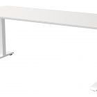 Cargo Standard-Straight-white-frame-with worktop-2