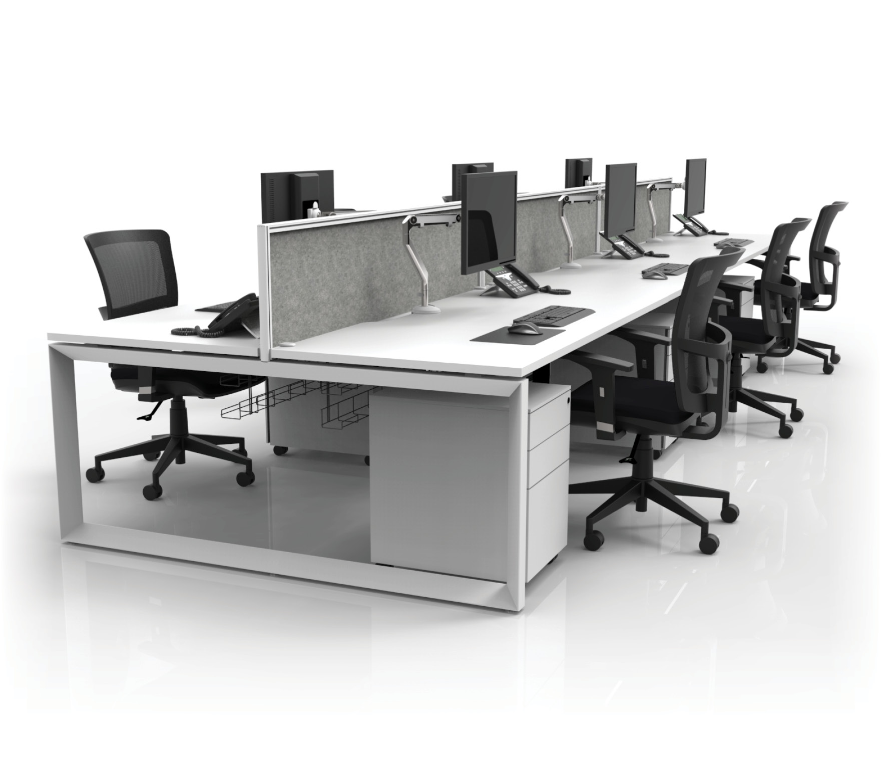 Monico Loop Workstations Direct Ergonomics