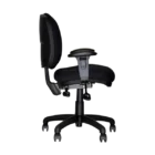 Ezone Task chair family - 480 - MB - Arms - Black - Side Profile