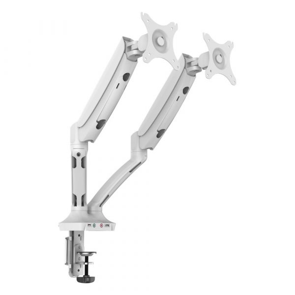 Motion Dual Monitor Arm (Gaslift Movement) Direct Ergonomics