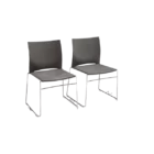 Romba Visitor Chair - BLK - Linking