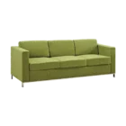 Samal Lounge - Three Seater - Green - angled - Frame Legs