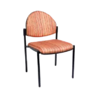 Stax Chair Family - BLK 4 Leg - NA - Rounded