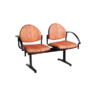 Stax Chair Family - Beam - 2 Seater - Arms - Rounded
