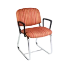 Abby Chair Family - Sled - CRM - Arms