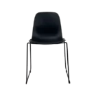 Paris Visitor Chair - Black - Front