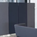 Eco Room Divider - Hero - Blues - Angled