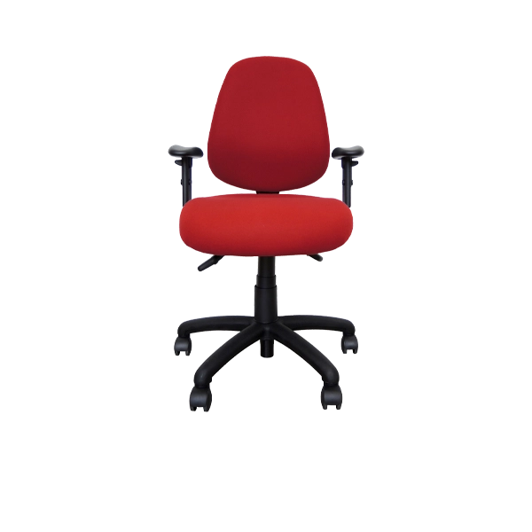 Uno Evo Task Chair - MB - ARMS - RED