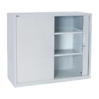 Workzone - File Storage - Tambour - WHT 9H Open