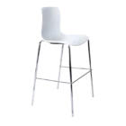 Active Chair Family - Metal 4 Leg Stool - chrome