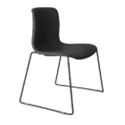 Active Chair Family - Metal Sled - Black - Full Upholstery