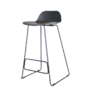 Arrow Chair Family - BLK STOOL SLED - BLK