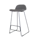 Arrow Chair Family - BLK STOOL SLED - UP