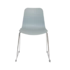 Arrow Chair Family - CRM SLED - WHT - FT