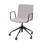 Clue Chair Family - 5 Star Swivel - Black - Armrest
