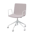 Clue Chair Family - 5 Star Swivel - White - Arms