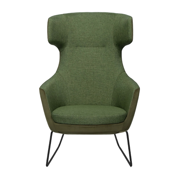 Dalph Express Chair Family - Hush - Sled - Custom Green