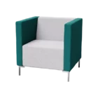 Flow Modular Lounge - Standard Back - 1 Seater - ARMS