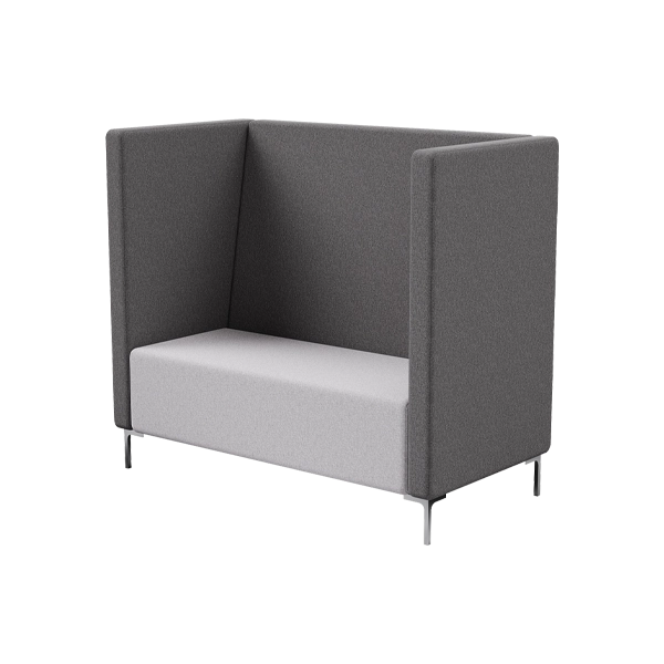 Flow Modular Lounge - Tall Back - 2 Seater - ARMS