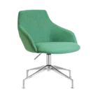 Goldy Chair Family - 4 Star - Glides - Chrome - Green