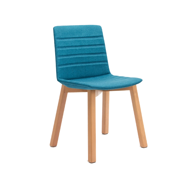 Jewel Chair Family - 4 Timber Leg - Full Upholstery Ripped