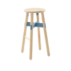 Kiddo Family - Stool - Ash - Blue