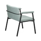 Omni Bariatric Chair - BLK - ARMS - GRN - B SIDE