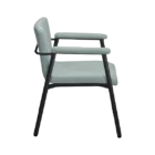 Omni Bariatric Chair - BLK - ARMS - GRN - SIDE