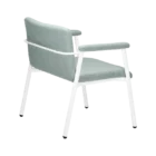 Omni Bariatric Chair - WHT - ARMS - GRN - B SIDE