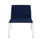 Omni Bariatric Chair - WHT - NA - NVY - FRONT