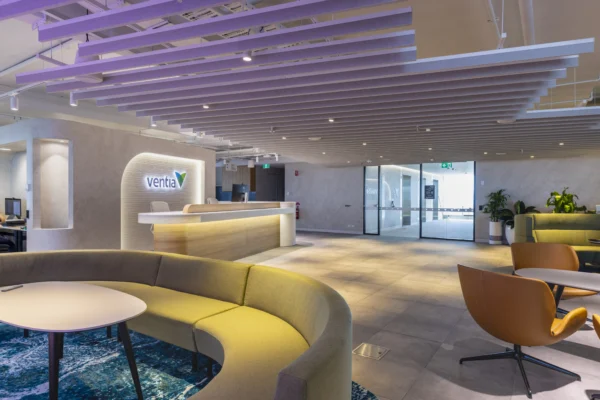Ventia - Victoria Cross - Entrance Lobby Ventia - Victoria Cross - Swift Modular Lounge